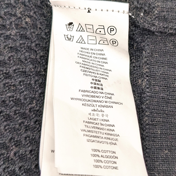 Michael Kors Cold Shoulder Black Cotton Sweater W Shoulder Cutouts, Size Small - Picture 6 of 7